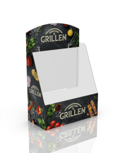 3D-skisse av sammen rundt grillen display