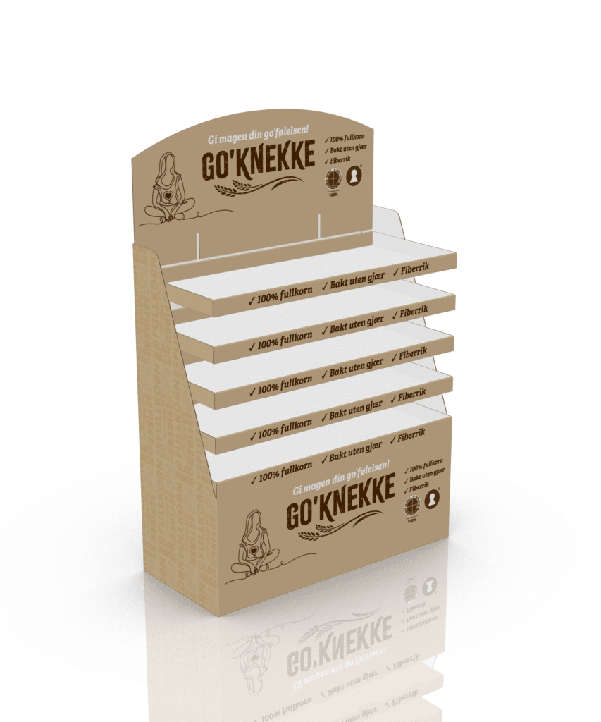 3D-skisse av Go' knekke display