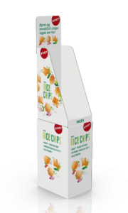 3D-skisse av Rice chips display